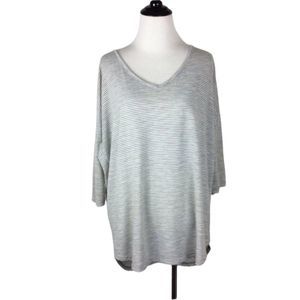 Maurices Striped Criss Cross Back Blouse Size 0X